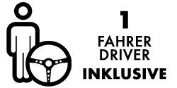 1 Fahrer / Driver (inclusive)